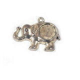 5 Pcs Pack Elephant Charms and Pendants Oxidized finish Jewellery Making Beads