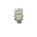 5 Pcs Pack Owl Charms and Pendants Oxidized finish Jewellery Making Beads