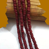 Bone Beads Natural Dyed Antiqued Sold Per Line/Strand, Approx 90Beads in a line, Size About7x4mm