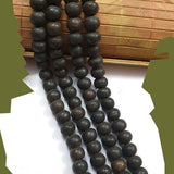Bone Beads Natural Dyed Antiqued Sold Per Line/Strand, Approx 44Beads in a line, Size About12mm