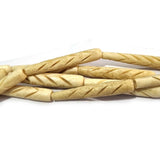 Handmade Bone Beads for Jewelry making Size About9x50MilimeterSold Per Line of 16 Inches, Approx8Beads