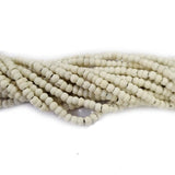 Sold Per Line 16 Inches handmade Bone Natural Beads for jewelry making Size about 3mm Round170 BeadsSold Per Line 16 Inches handmade Bone Natural Beads for jewelry making Size about 3mm RoundApprox Beads in a line 170Pcs.