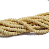 Sold Per Line 16 Inches handmade Bone Natural Beads for jewelry making Size about 6x3mm Disc Plain Natural146BeadsSold Per Line 16 Inches handmade Bone Natural Beads for jewelry making Size about 6x3mm Disc Plain NaturalApprox Beads in a line 146Pcs.