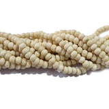 Sold Per Line 16 Inches handmade Bone Natural Beads for jewelry making Size about 6 mm Round Plain82BeadsSold Per Line 16 Inches handmade Bone Natural Beads for jewelry making Size about 6mm Round Plain Approx Beads in a line 82Pcs.