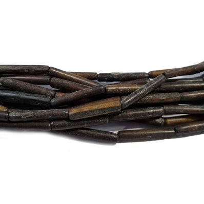 Bone Beads Natural Dyed Antiqued Sold Per Line/Strand, Approx 20Beads in a line, Size About4x20mm