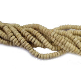 Bone Beads Natural Dyed Antiqued Sold Per Line/Strand, Approx 150Beads in a line, Size About5x3mm