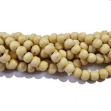 Bone Beads Natural Dyed Antiqued Sold Per Line/Strand, Approx 54Beads in a line, Size About9mm