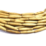 Bone Beads Natural Dyed Antiqued Sold Per Line/Strand, Approx 17Beads in a line, Size About5x26mm