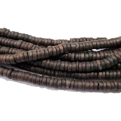 Bone Beads Natural Dyed Antiqued Sold Per Line/Strand, Approx 90Beads in a line, Size About6x3mm