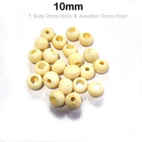 10/Pcs Lot Handmade Bone Beads for Jewelry making Size About 10mm with large and small hole