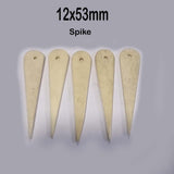20/Pcs Lot Handmade Bone Beads for Jewelry making Size About 12x43mm Spikes