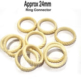 10/Pcs Lot Handmade Bone Beads for Jewelry making Size About 24mm Ring Connectors Findings