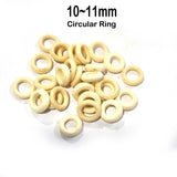 20/Pcs Lot Handmade Bone Beads for Jewelry making Size About 10~11mm Ring Connectors Findings