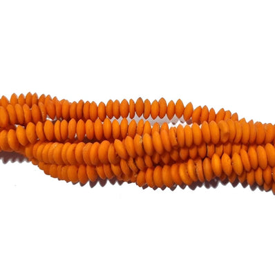 Handmade Bone Beads for Jewelry making  Sold by Per line 16" Beads size about 7x3mm, Approx 158 beads in line