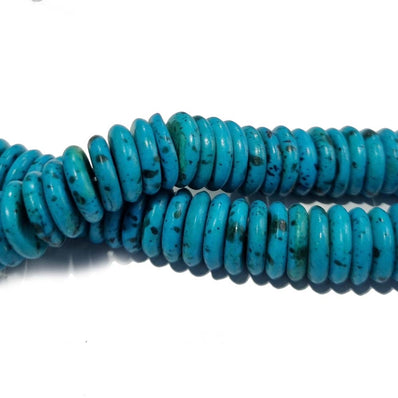 Handmade Bone Beads for Jewelry making  Sold by Per line 16" Beads size about 16x4mm, Approx 96 Beads, Disc Dyed