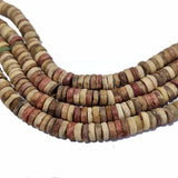 HANDMADE BONE BEADS FOR JEWELRY MAKING SOLD BY PER LINE 16" BEADS Beads Size About 8x3mm Approx 140 Beads in a Line