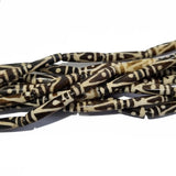 HANDMADE BONE BEADS FOR JEWELRY MAKING SOLD BY PER LINE 16" BEADS Beads Size About 6x25mm Approx 17 Beads in a Line