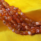 BUBBLE TUMBLE SHAPE ONYX SEMI PRECIOUS BEADS SOLD BY PER LINE' APPROX SIZE 11-18 MM' 31~32 BEADS