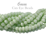 Monalisa Beads, 6mm Round Cats Eye Beads Sold Per Strand of 16 inches line, About pcs in a line 72