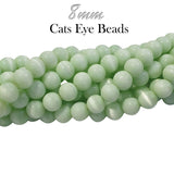 Monalisa Beads, 8mm Round Cats Eye Beads Sold Per Strand of 16 inches line, About pcs in a line 58