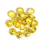 20 Pcs Pack, CCB Metallic Beads for Jewelry and Crafts Making Size 15x7mm Bead cap