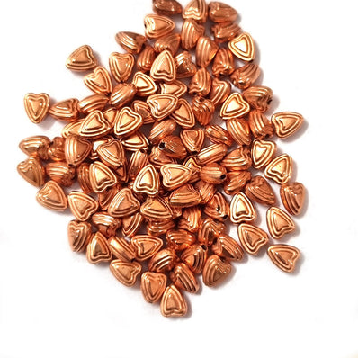 100 Pcs Pack, CCB Metallic Beads charms for jewelry and Crafts Making