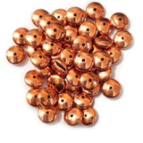 100 Pcs Pack, CCB Metallic Beads charms for jewelry and Crafts Making