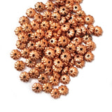 100 Pcs Pack, CCB Metallic Beads charms for jewelry and Crafts Making