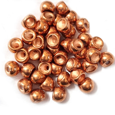 100 Pcs Pack, CCB Metallic Beads charms for jewelry and Crafts Making