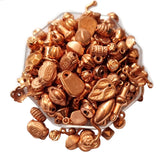 500 Pcs Pack, Random mix CCB Metallic Beads charms for jewelry and Crafts Making