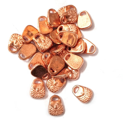 100 Pcs Pack, CCB Metallic Beads charms for jewelry and Crafts Making