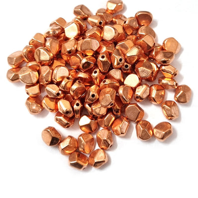 100 Pcs Pack, CCB Metallic Beads charms for jewelry and Crafts Making