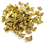 50 Grams Pkg. CCB ACRYLIC MATELLIC BEADS FOR JEWELRY AND CRAFTS MAKING in size about 6x10mm