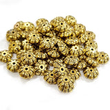 50 Grams Pkg. CCB ACRYLIC MATELLIC BEADS FOR JEWELRY AND CRAFTS MAKING in size about 4x10mm