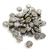 50 Grams Pkg. CCB ACRYLIC MATELLIC BEADS FOR JEWELRY AND CRAFTS MAKING in size about 4x10mm