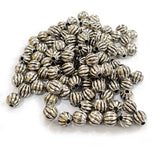 50 Grams Pkg. CCB ACRYLIC MATELLIC BEADS FOR JEWELRY AND CRAFTS MAKING in size about 6mm