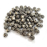 50 Grams Pkg. CCB ACRYLIC MATELLIC BEADS FOR JEWELRY AND CRAFTS MAKING in size about 5x6mm