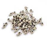 50 Grams Pkg. CCB ACRYLIC MATELLIC BEADS FOR JEWELRY AND CRAFTS MAKING in size about 5x9mm