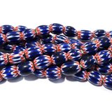 Per Line/String Chevron Trade Beads Size About  8x10mm Approx Pcs in a Line  38 Beads