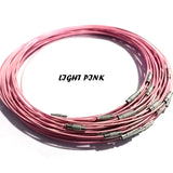 Light Pink Choker Wire Cords, Sold by Per Piece