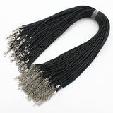 2 mm Black Cotton Necklace Choker Cords