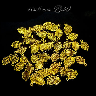 100 Pieces Pack' Small Adornment Charms 10x6 mm