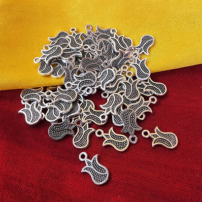 80 PCS PACK, DROP ADORNMENTS CHARMS ,USED IN DIY JEWELLERY MAKING, SIZE ABOUT 7x14 MM