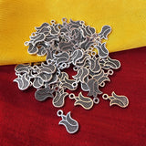 80 PCS PACK, DROP ADORNMENTS CHARMS ,USED IN DIY JEWELLERY MAKING, SIZE ABOUT 7x14 MM