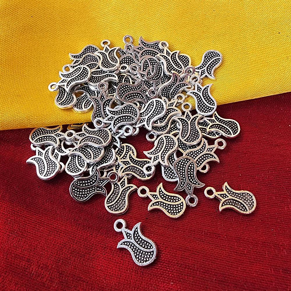 80 PCS PACK, DROP ADORNMENTS CHARMS ,USED IN DIY JEWELLERY MAKING, SIZE ABOUT 7x14 MM