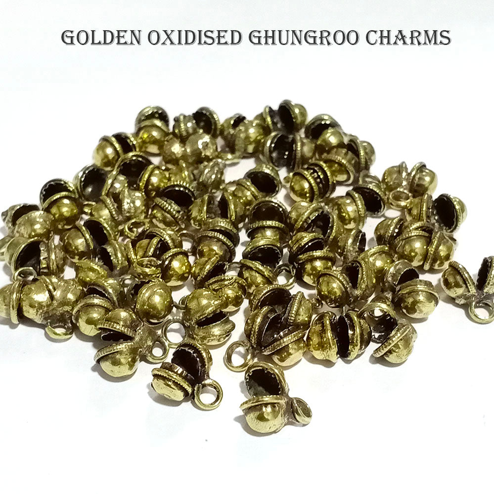 Open Mouth Ghungru Charms Sold by 50 pieces pack