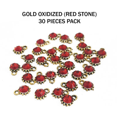 25 Pcs Pack Flower Charms For Jewelry Making at Rs 65.00, डेकोरेटिव चार्म  - Madeinindia Beads, Varanasi