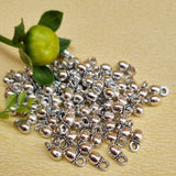 50 Pcs Pack, Round Bell, Jewelry making Charms, Size about 5x9mm
