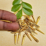 100 Pcs Pack, Spikel, Jewelry making Charms, Size about 4x20mm