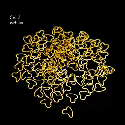 30 PIECES PACK' 6X4 MM CLOSED LINK' GOLD PLATED
